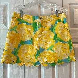 Lilly Pulitzer Colette Scallop Hem Skort